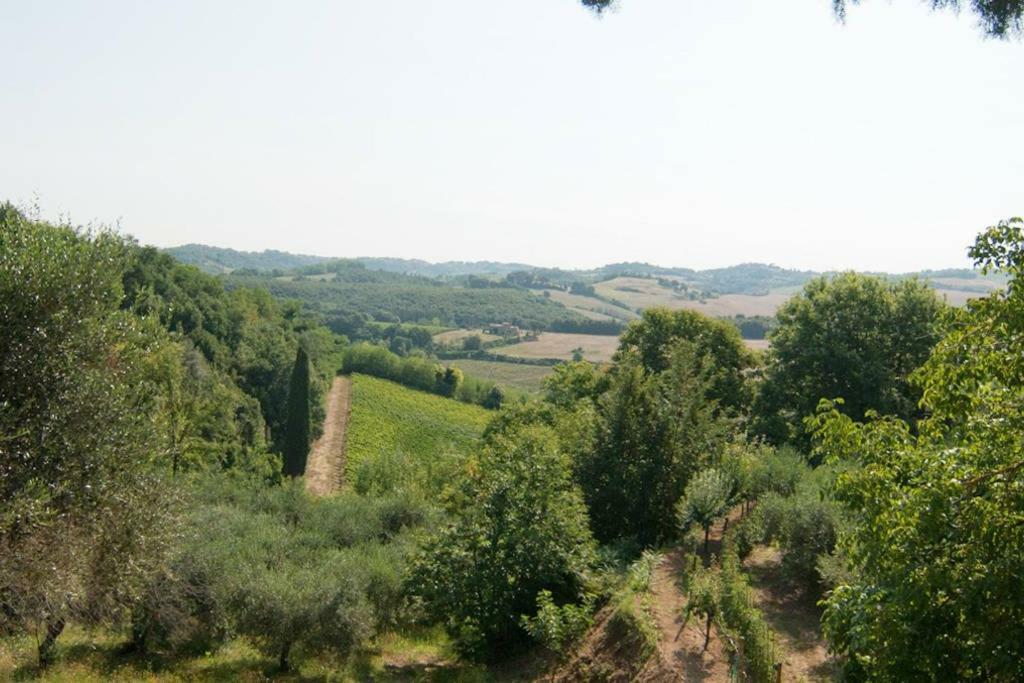 Stunning Country House Overlooking Tuscany Hills Lorenzana Exterior foto